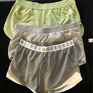 Bundle of Under Armour and Hurley shorts